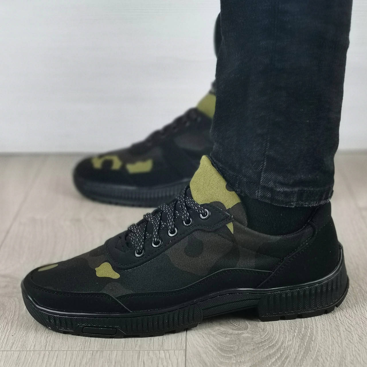 

Кросівки камуфляжні 45 - 29-29.5 см, Оливковый