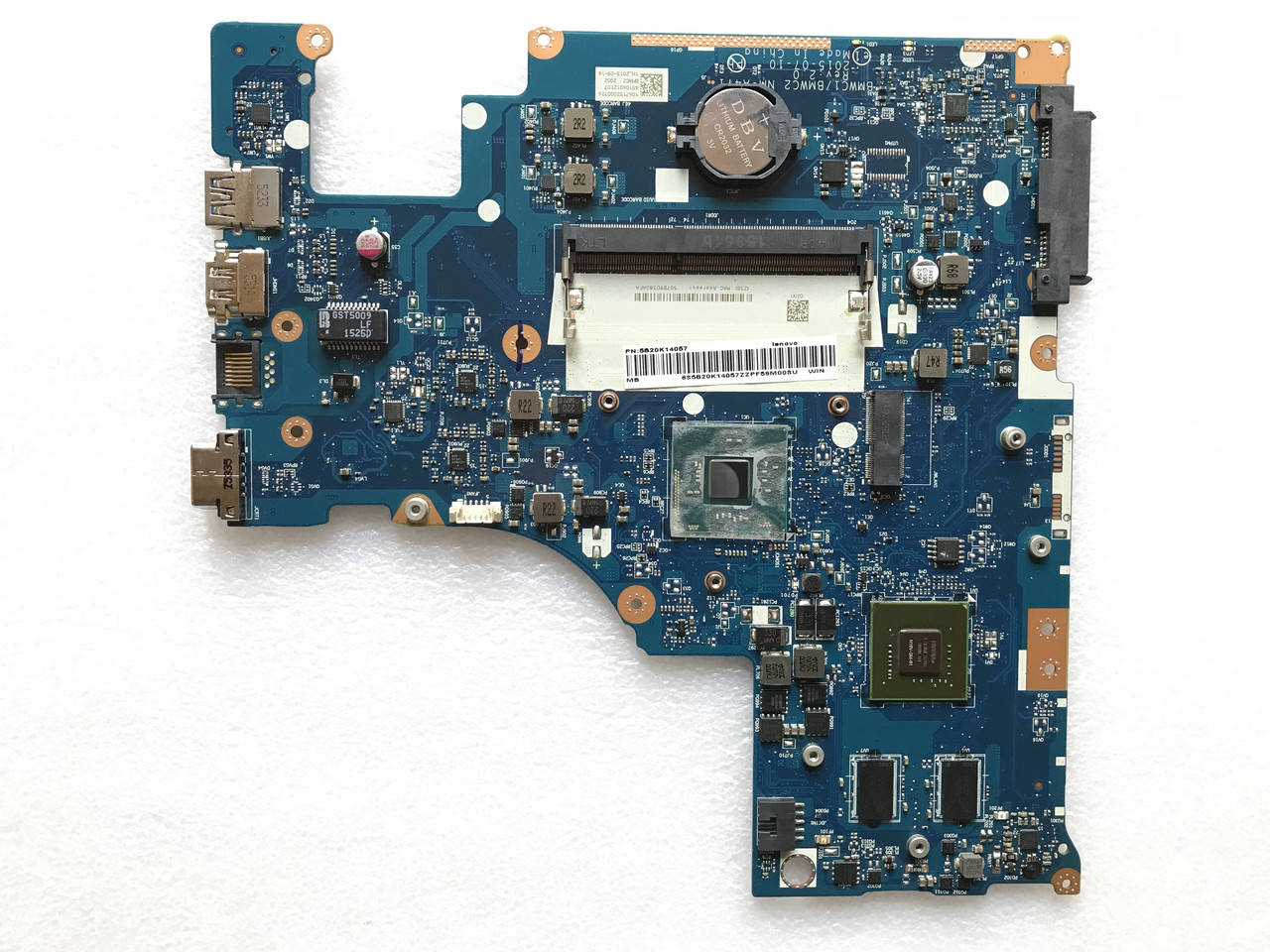 

Материнская плата Lenovo 300-15IBR N3710 SR2KL BMWC1/BMWC2 NM-A471 5B20K14057 N16V-GM-B1 новая оригинал