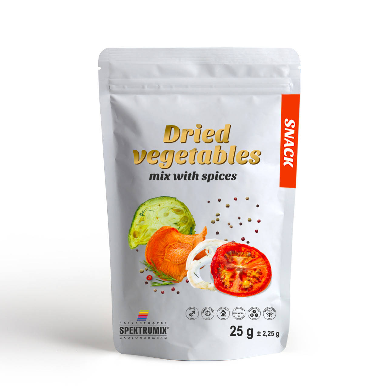 

Микс сушеных овощей со специями Dried Vegetables Mix With Spices, 25 г