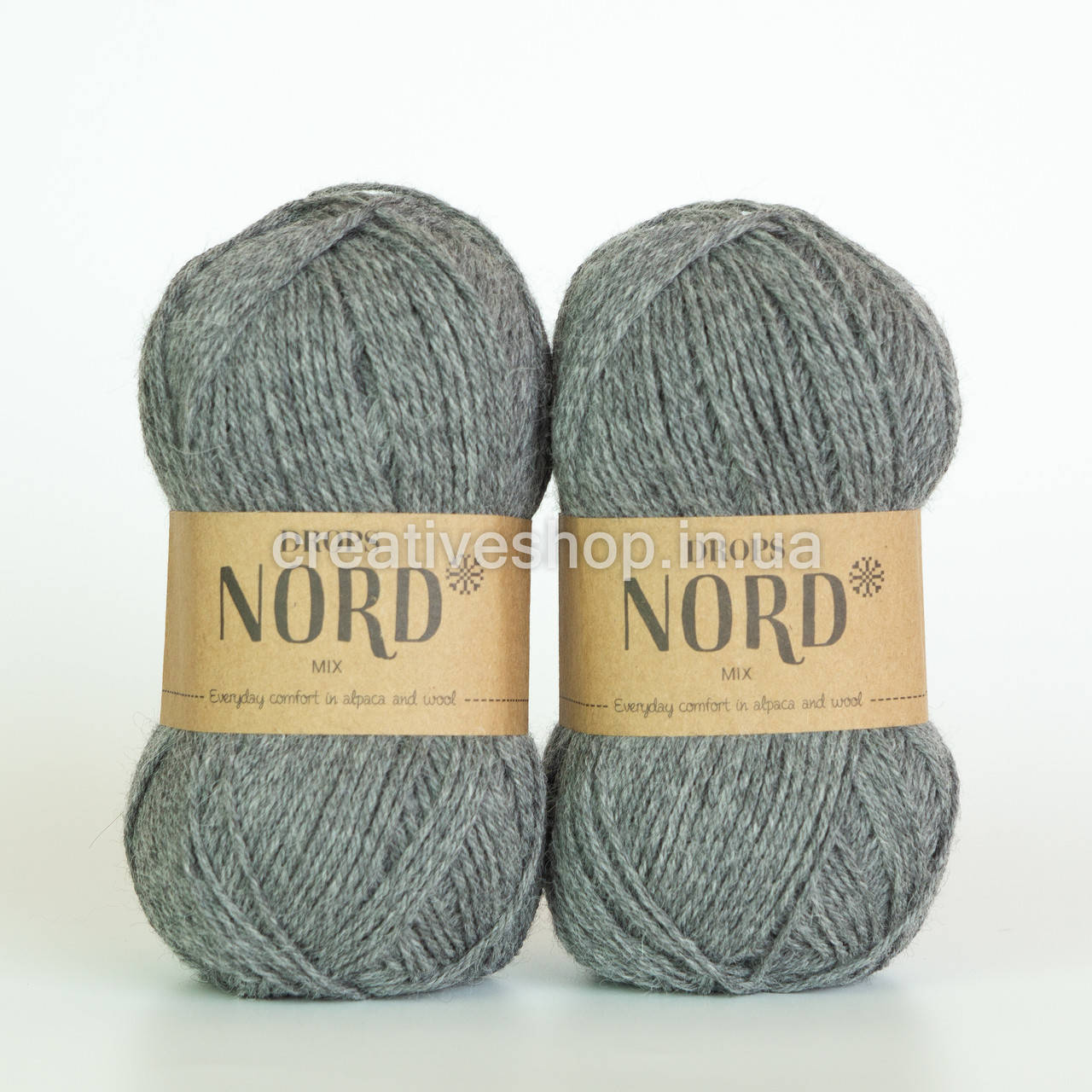 

Пряжа Drops Nord Mix (цвет 05 grey)