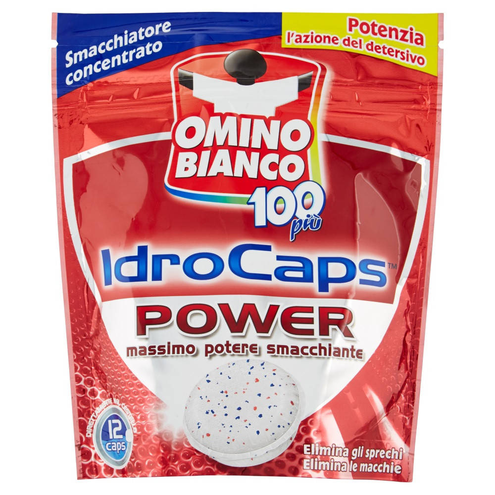 

Пятновыводитель Omino Bianco Idrocaps, 046209, 12 шт