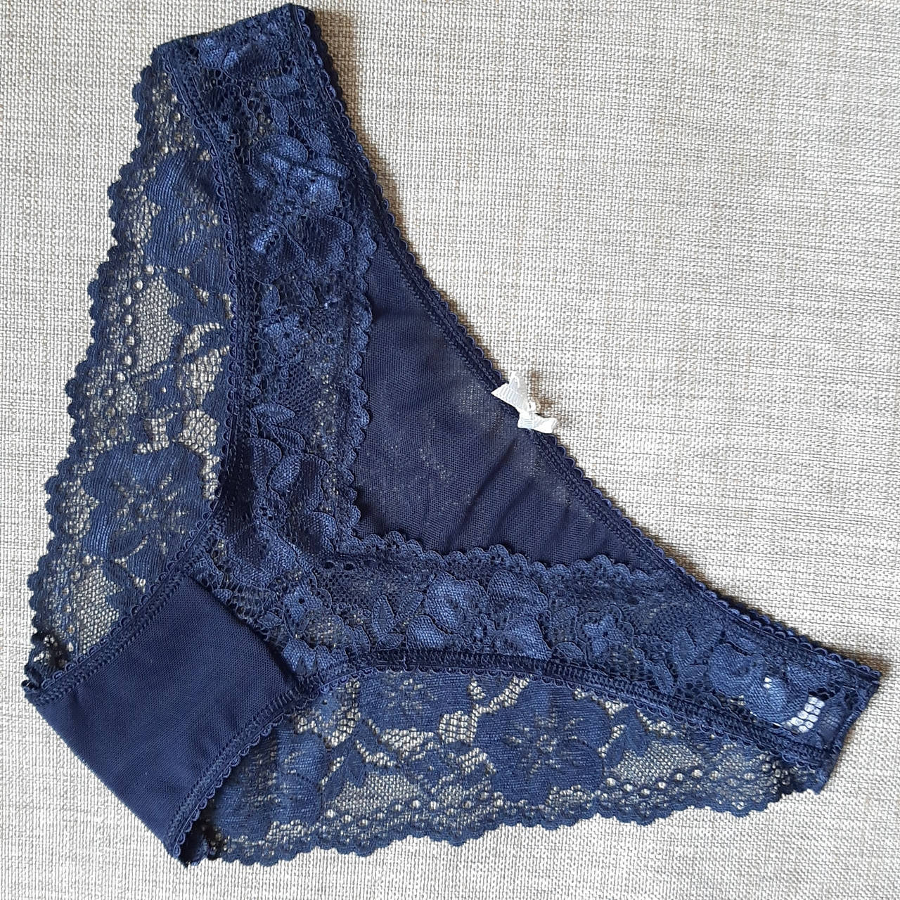 

Женские кружевные трусики, Синий;темно-синий