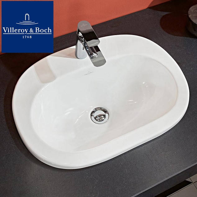 

Классическая врезная раковина 560х405 Villeroy Bosh O.Novo, Белый