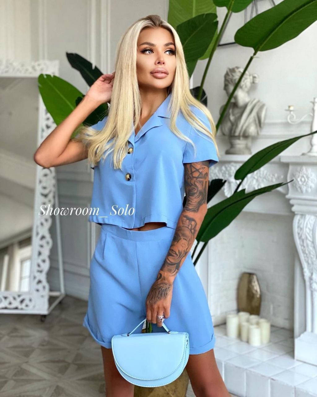 

Костюм двойка женский молодежный с шортами размеры 42-46 (3цв) "NICOLE" купить недорого от прямого поставщика, Разные цвета