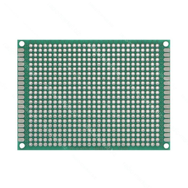 

Макетная плата PY-60x80мм, двусторонняя