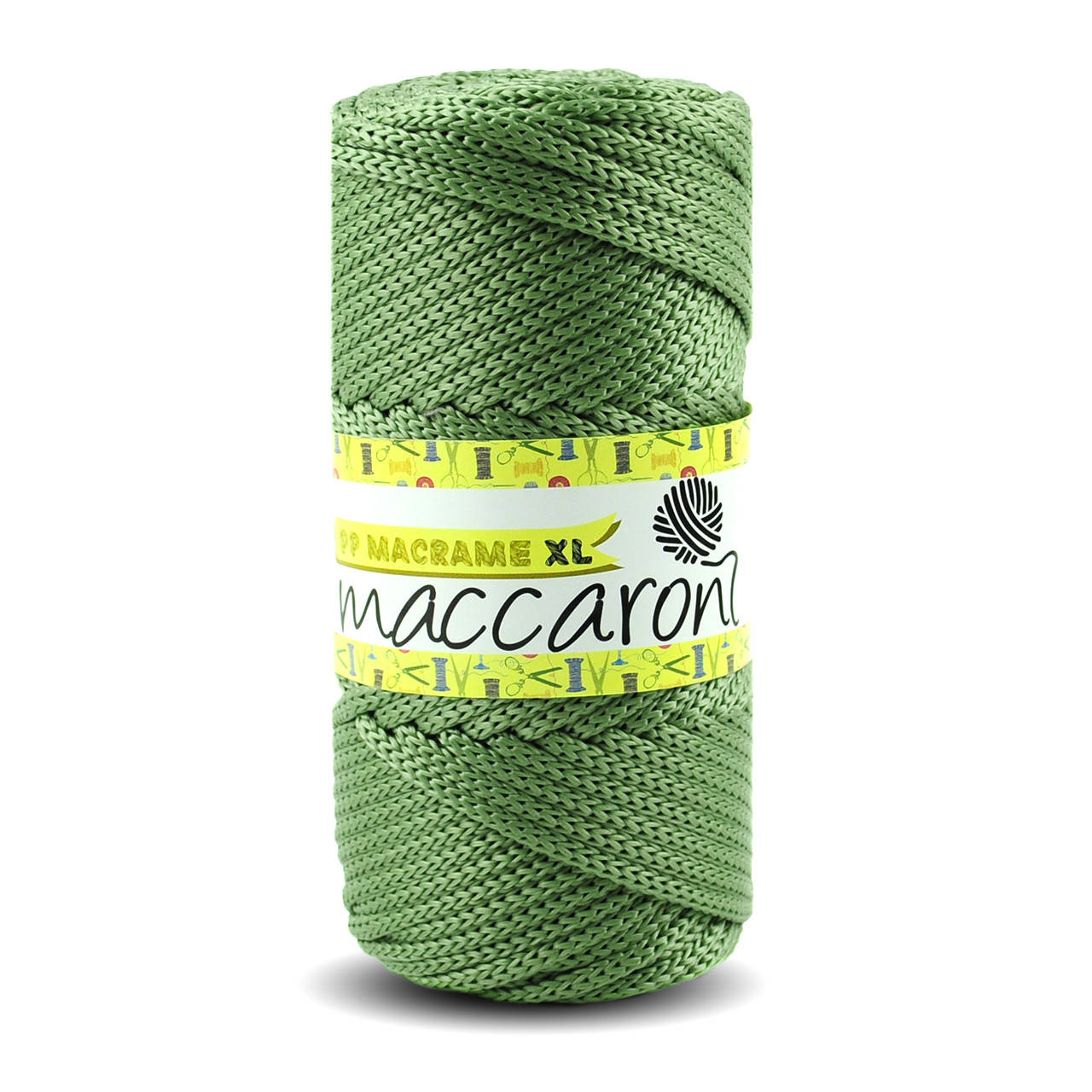 

Шнур поліпропіленовий Maccaroni PP Macrame XL 4 mm Вишневий, Оливковый