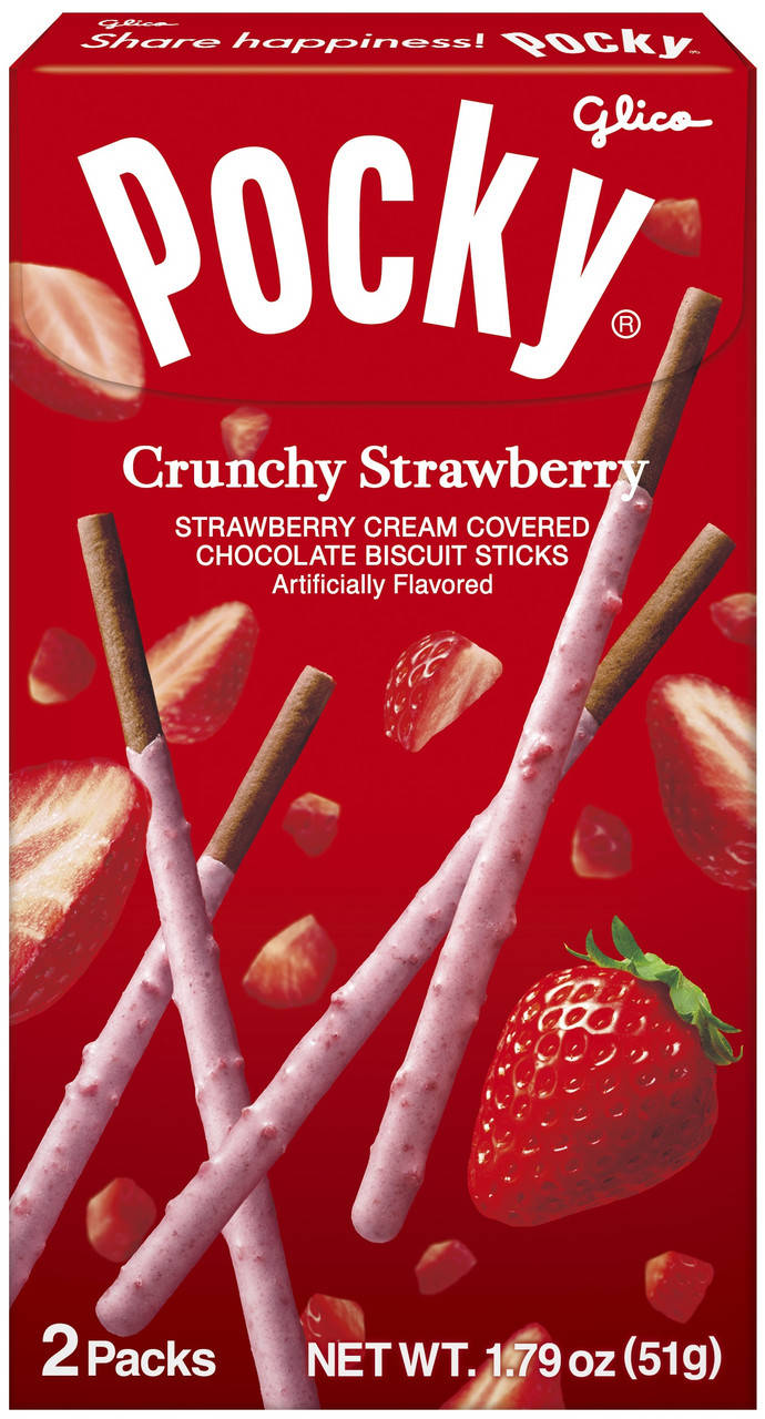 

Японские палочки Pocky Crunchy Strawberry 51g