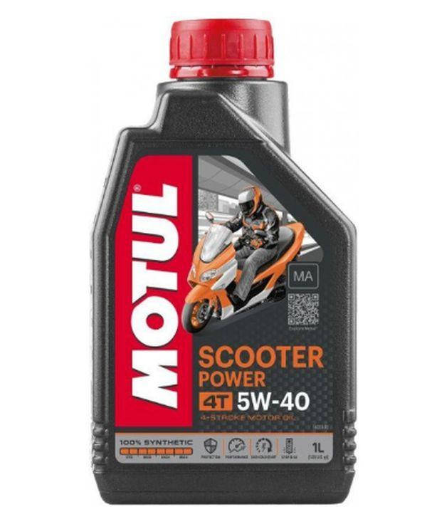 

Масло (синтетическое ) 5W40 4T Scooter Power (1L) "MOTUL" Made in France (Оригинал)
