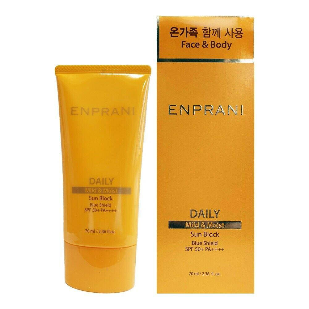 

Солнцезащитное средство ENPRANI Daily Sun Block Mild & Moist SPF 50+/PA++++ 70 мл
