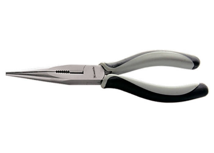 

Довгогубці GRAND, 160 мм, прямі нікельовані, двокомпонентні рукоятки// MTX