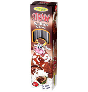 

Трубочки для молока Шоколад Woogie Straws with Cocoa flavour (8шт.x4г) 32г Австрия