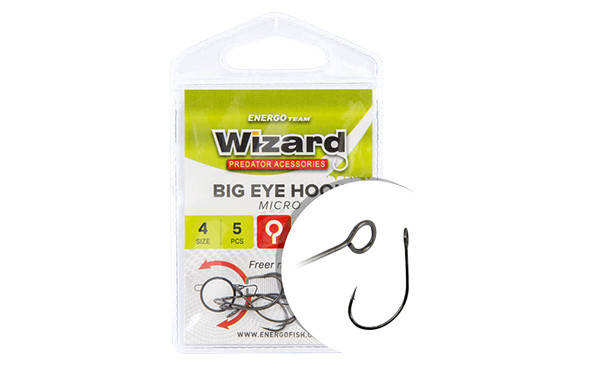 

Крючок Wizard Big Eye Micro 6 6шт.