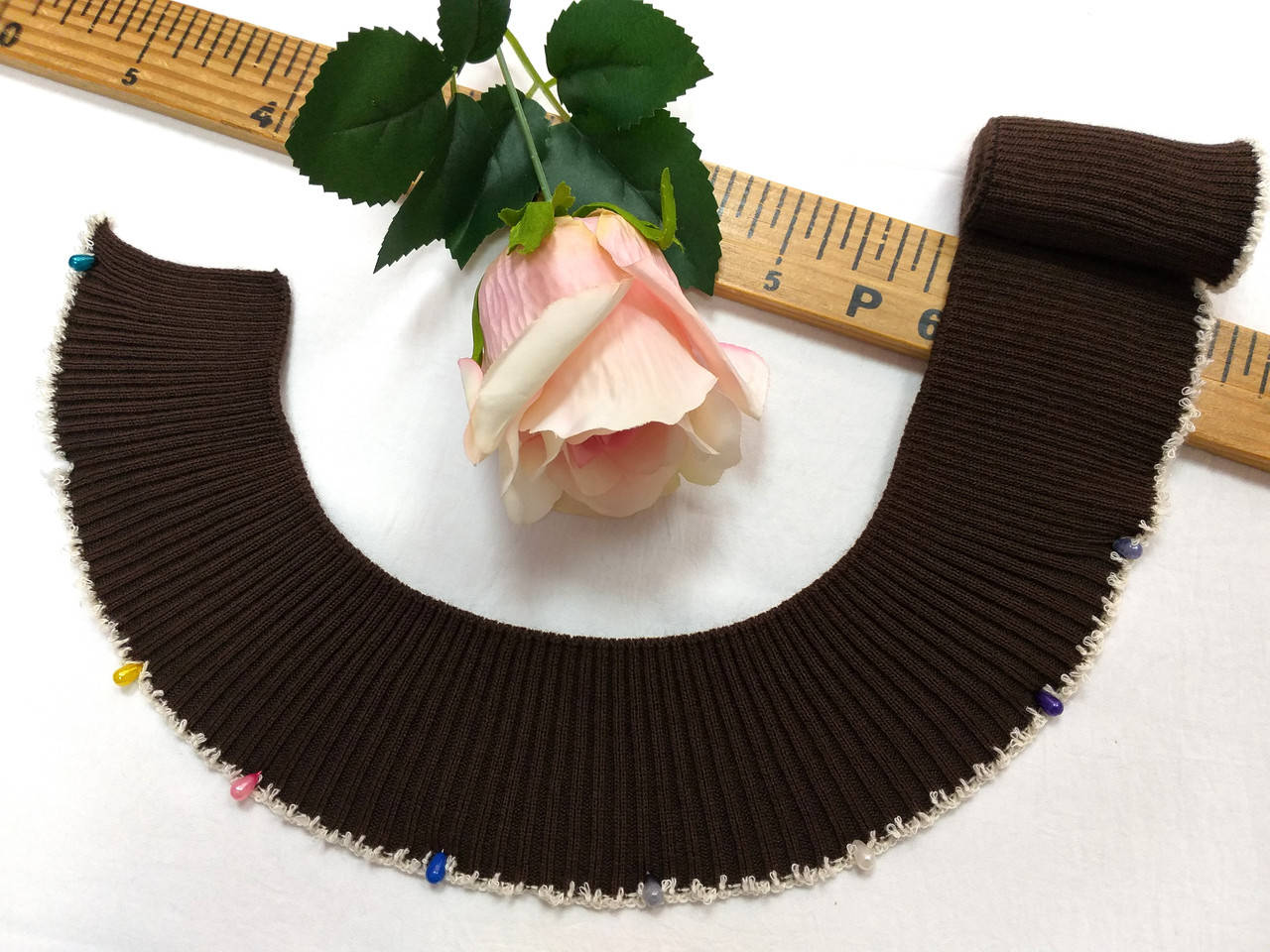 

Горловина - манжет 6 см (шоколад с эластаном) (арт. 20592)