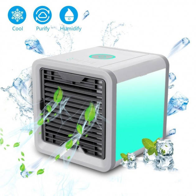 

Портативный мини кондиционер охладитель воздуха Rovus Arctic Air Арктик увлажнитель с LED-подсветкой MND