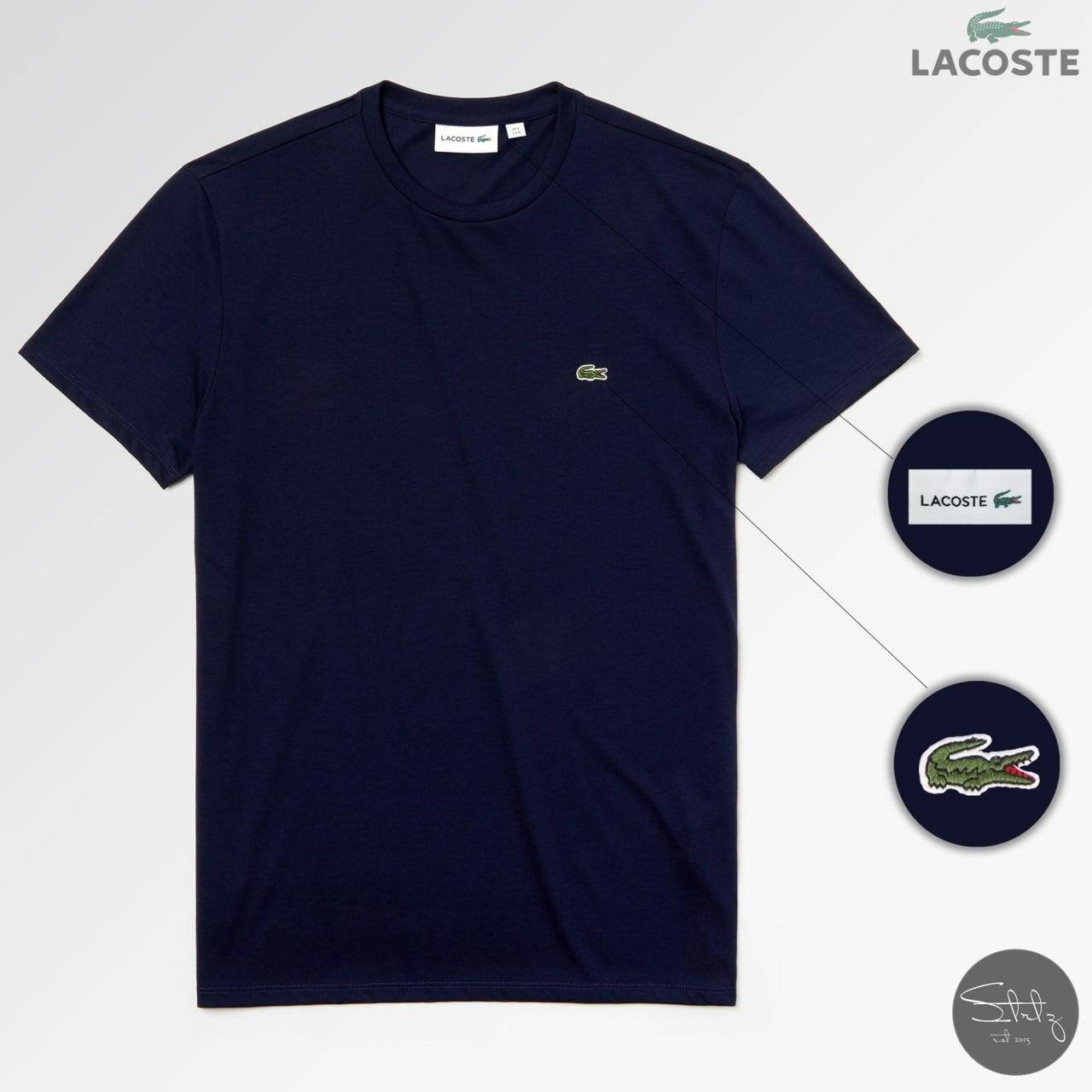 

Мужская Футболка Lacoste с Нашивкой Вышитым Логотипом на Груди в Сынем Цвете | Футболка Лакост Синяя L