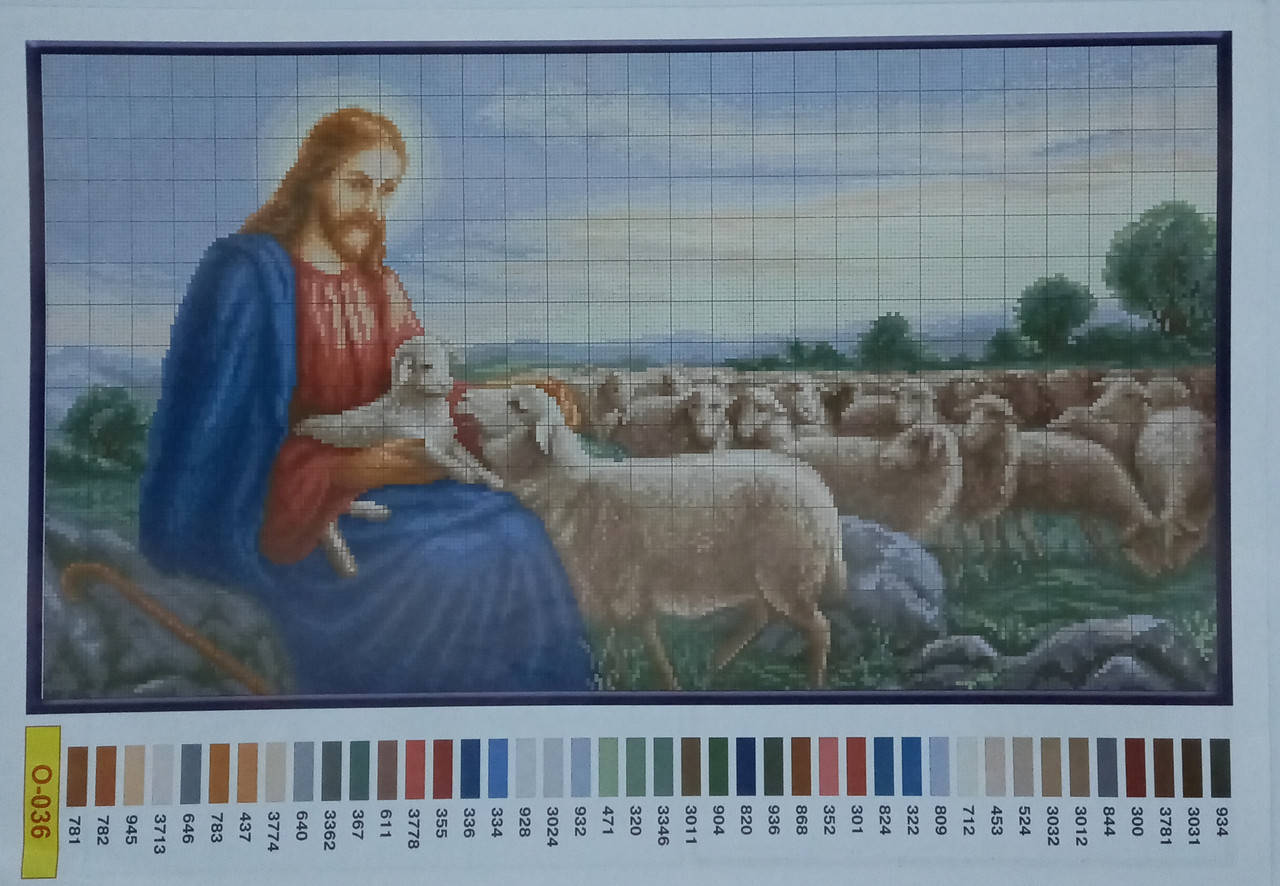 

Схема паперова для вишивання