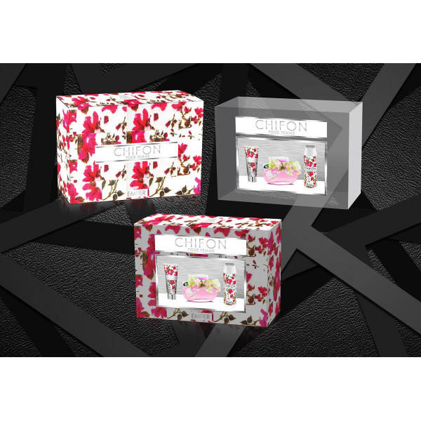 

Emper набор Chifon туалетная вода 100 мл + дезодорант 200 мл + Лосьон для тела 100 мл