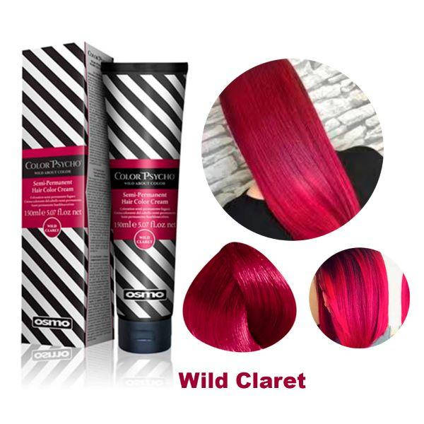 

Osmo Color Psycho. Прямой пигмент для яркого окрашивания волос, 150 мл. Wild Claret. Дикий бордовый.