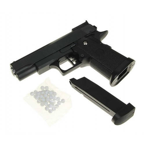 

Детский пистолет на пульках "COLT 1911 PD" Galaxy G10 Черный, World-of-Toys