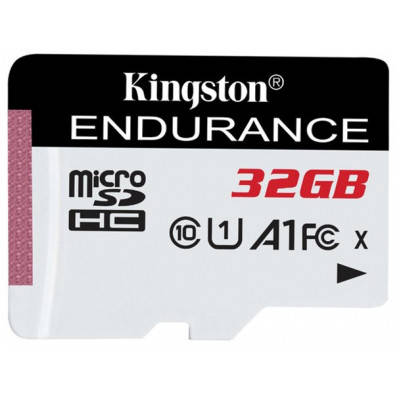 

Карта памяти Kingston 32GB microSD class 10 UHS-I U1 A1 High Endurance (SDCE/32GB)