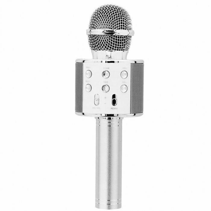 

Микрофон для караоке беспроводной СЕРЕБРЯННЫЙ (SILVER) арт. 858