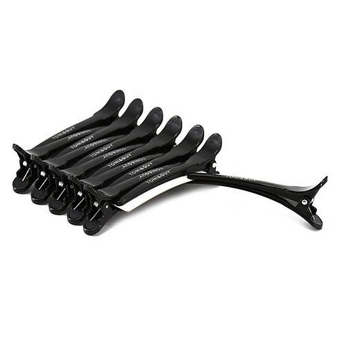 

Зажимы для волос черный 12шт 8см TONI&GUY