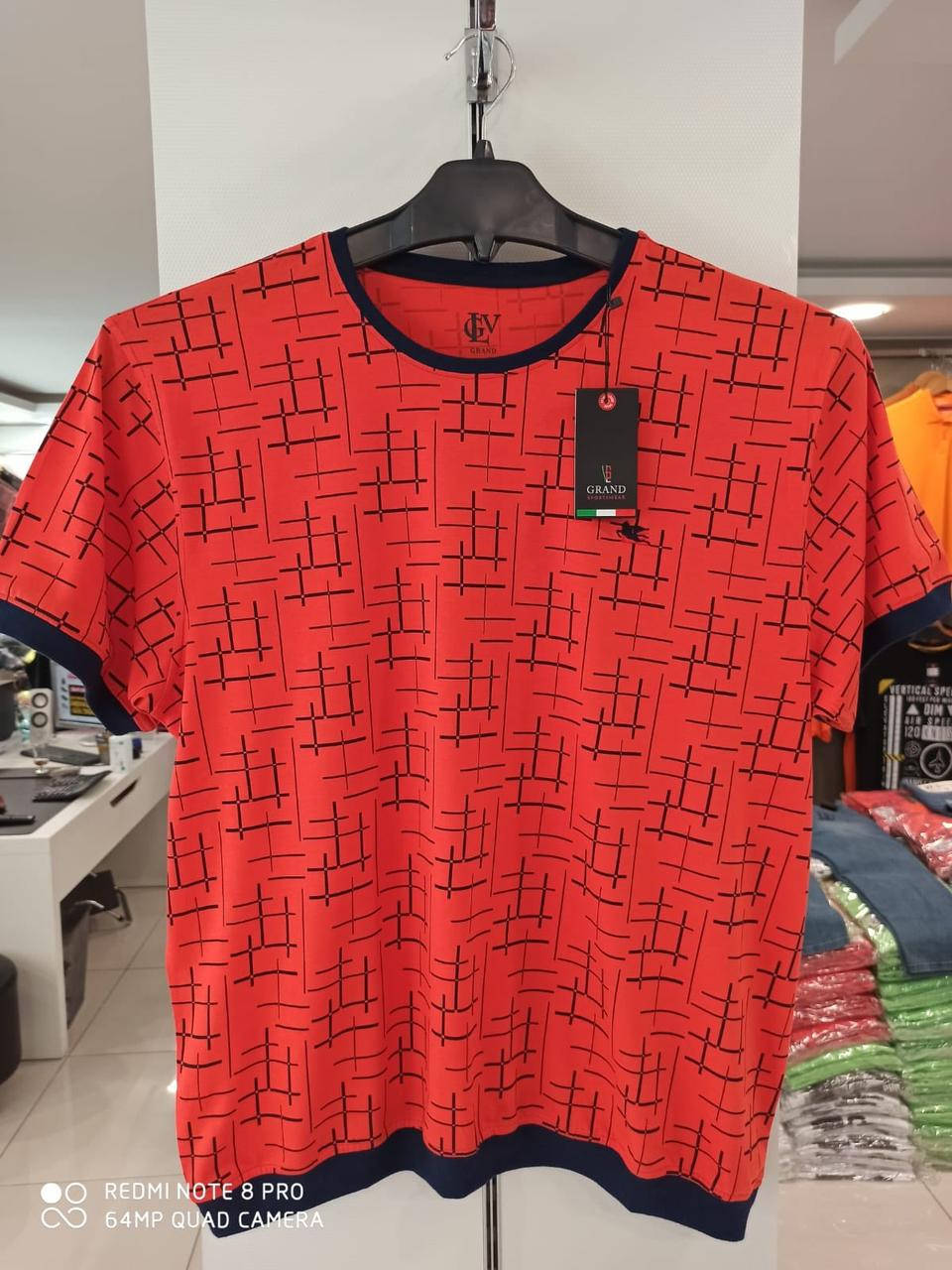 

Футболка мужская большого размера, оранж GLV (5XL, ) Турция