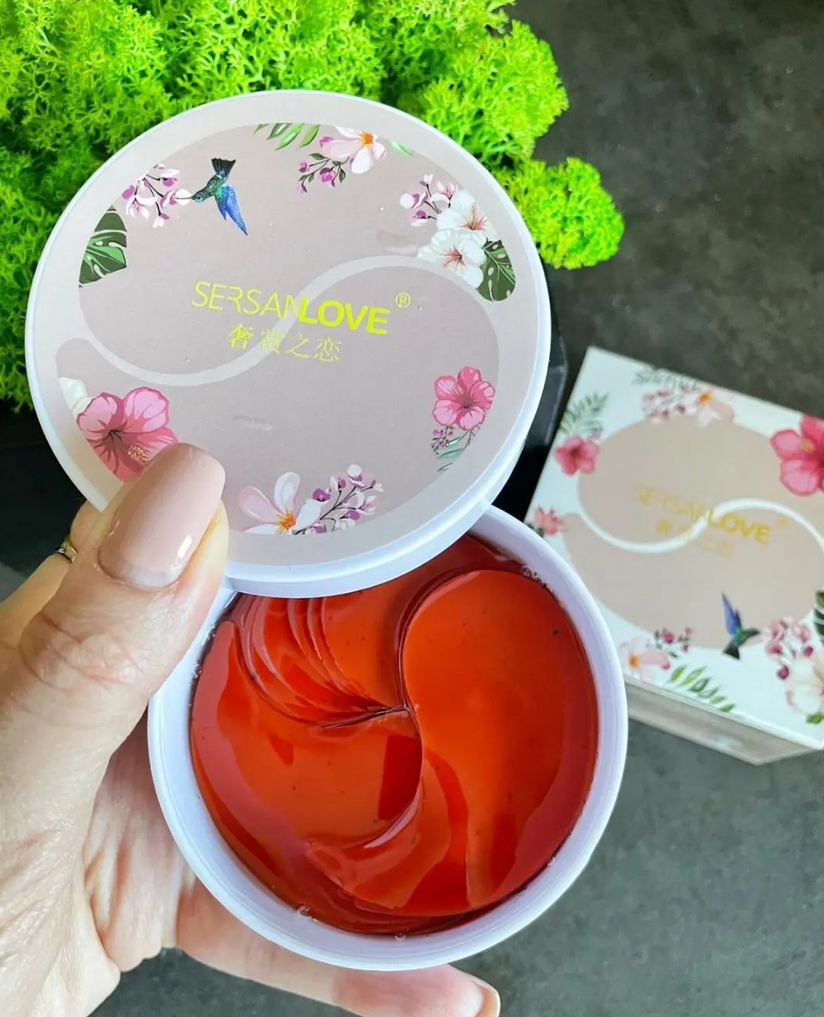 

Гидрогелевые патчи Sersanlove Roselle Tea Eye Gel Patch с гибискусом