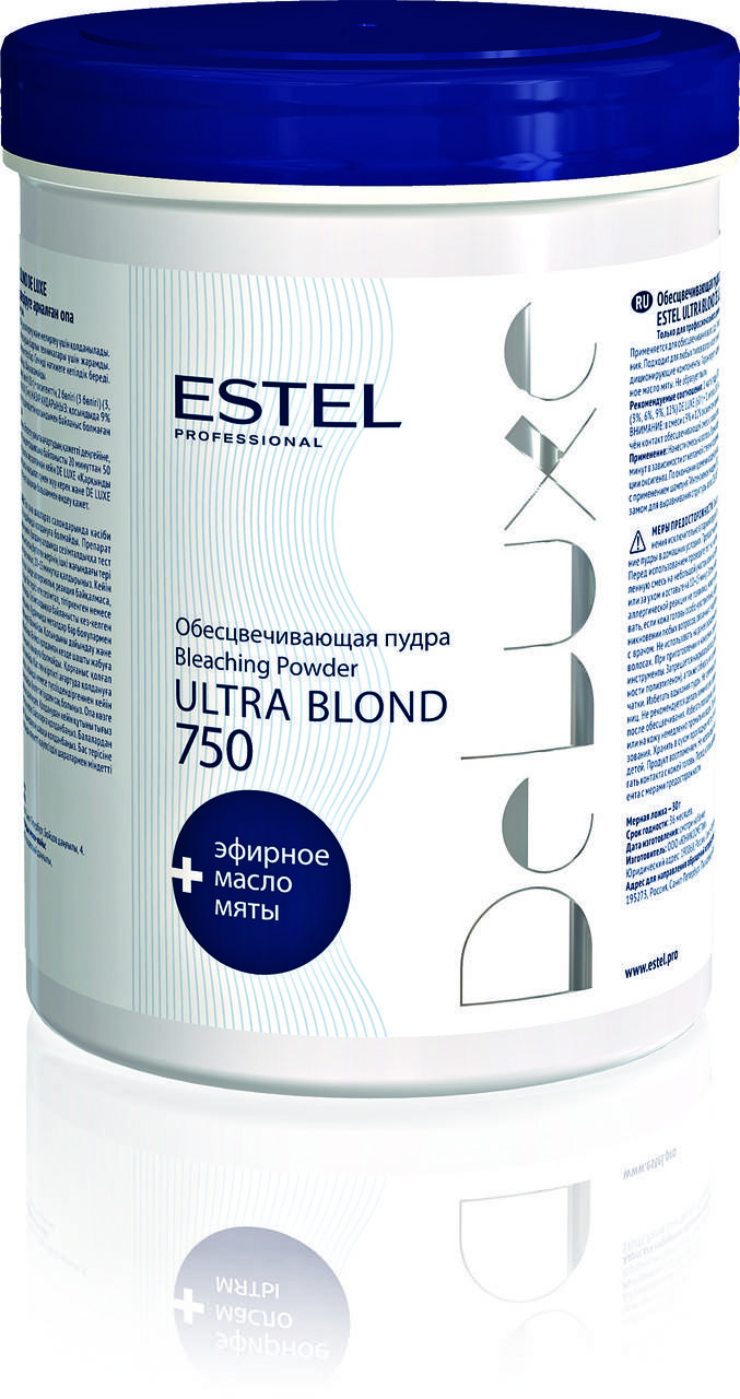 

Пудра обесцвечивающая Estel Ultra Blond De Luxe 750 гр (18933Gu)