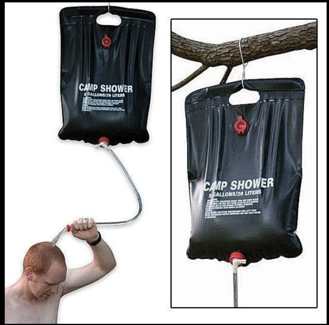 

Подвесной портативный душ для кемпинга и дачи 20л, Camp Shower