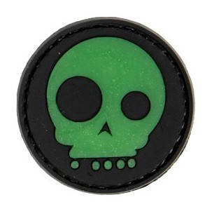 

Люминесцентный Шеврон 3D PVC на липучке GFC Tactical GFC-30-006371-00 “Zombie" Зомби (Патч ,Нашивка,Эмблема), Черный