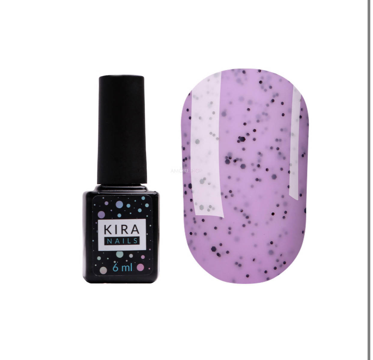 

Гель-лак Kira Nails (Кира Наилс) Чиа Пудинг 6 ml, №006 Ежевика