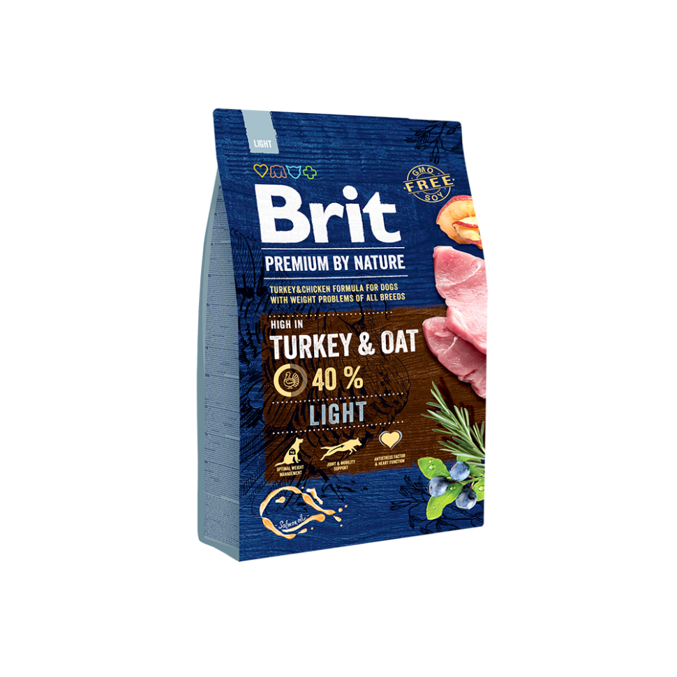 

Сухой корм Brit Premium Dog Light для собак с избыточным весом со вкусом индейки 3 кг