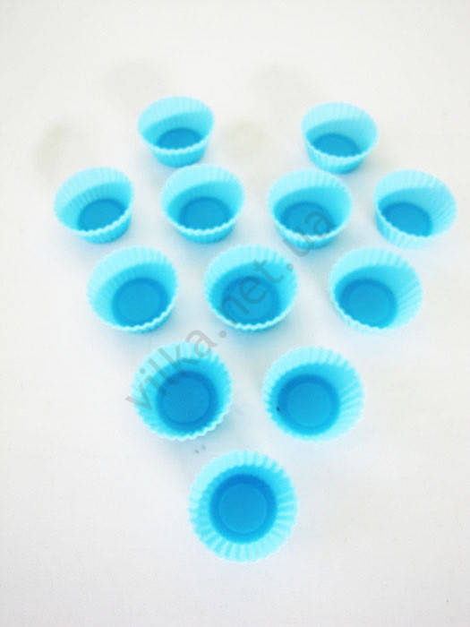 

Форма силиконовая кондитерская для выпечки кексов D 3,2 cm H 1,5 cm