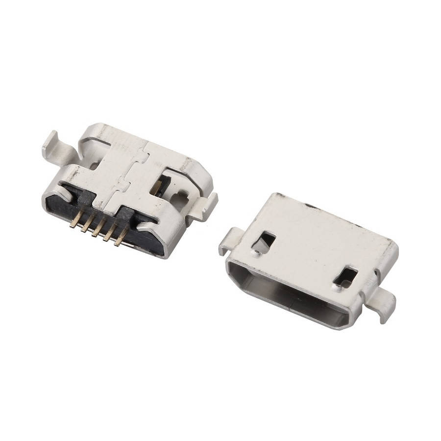 

Гнездо Micro USB B 5pin SMT в прорезь на плате 1мм