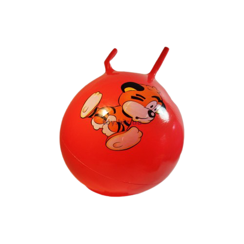 

Мяч с рожками Тигренок 45см 350г A5266