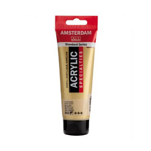

Краска акриловая AMSTERDAM, (802) Золотой светлый, 120 мл, Royal Talens
