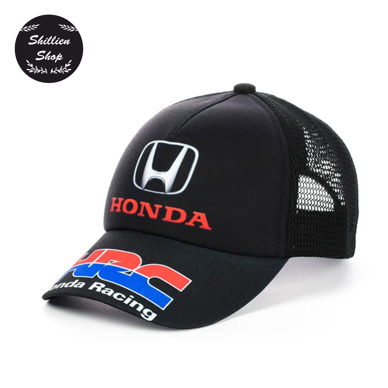

● Летняя кепка бейсболка с сеткой - Honda / Хонда ●, Черный