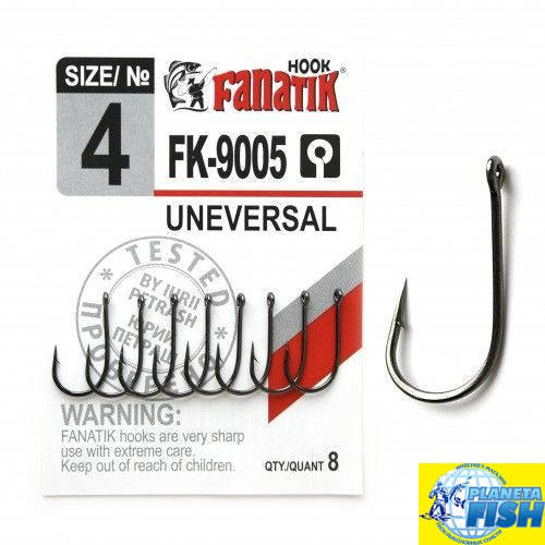

Крючок одинарный Fanatik UNEVERSAL FK-9005 (8шт) 4