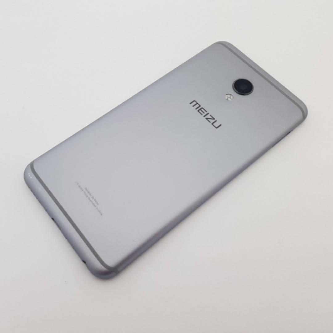 

С дефектом. Задняя крышка Meizu Mx6 (M685H) серая Сервисный оригинал с разборки, Серый