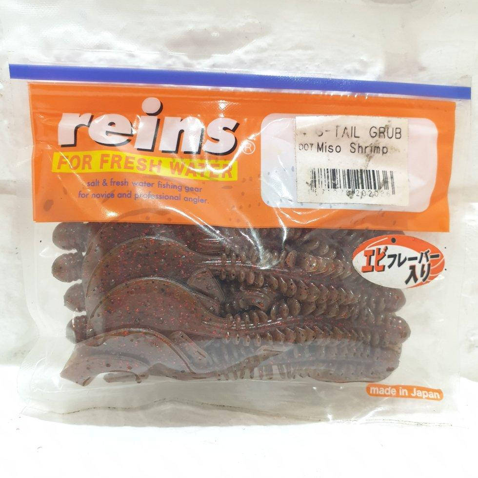 

Силикон Reins G-Tail Grub 4" 007 Miso Shrimp (12шт)