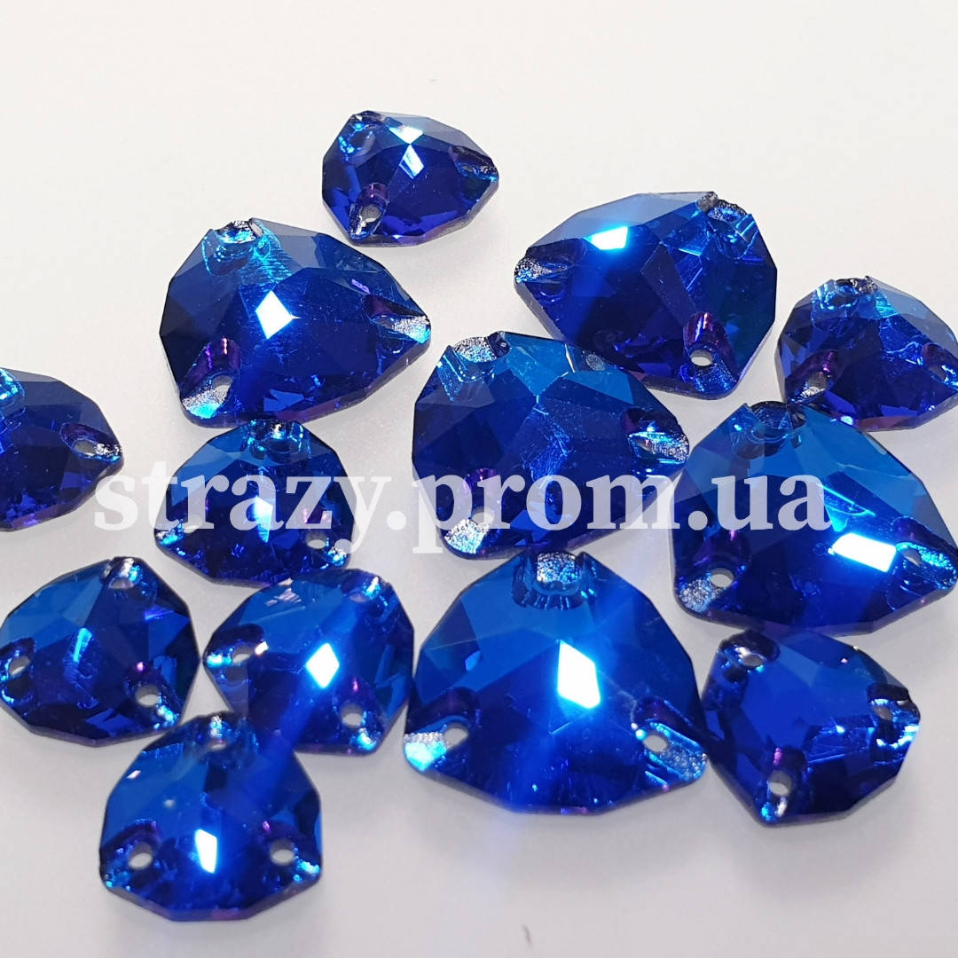 

Стразы Lux Trillant 12мм. Capri Blue