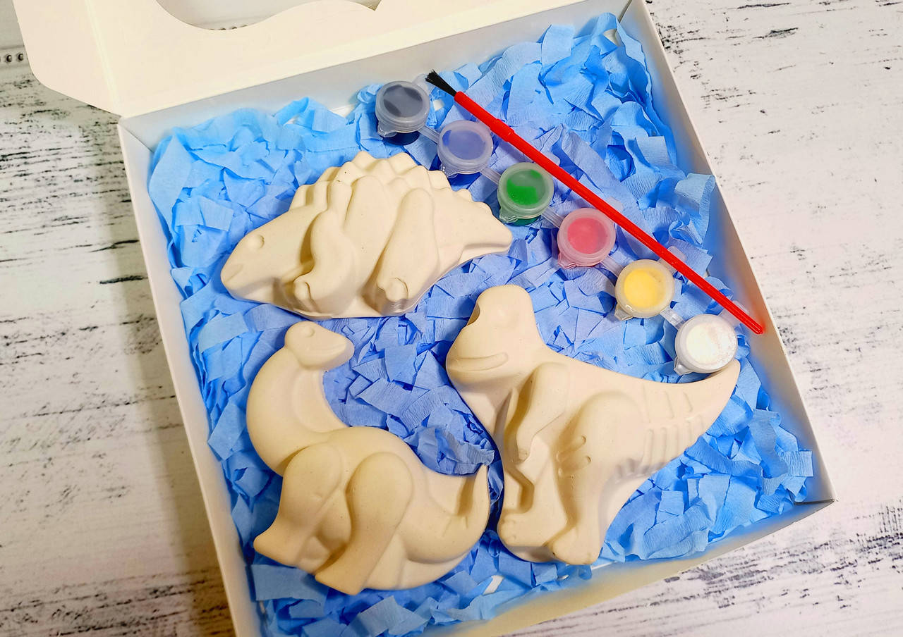 

Набор гипсовых фигурок с красками, набор для творчества