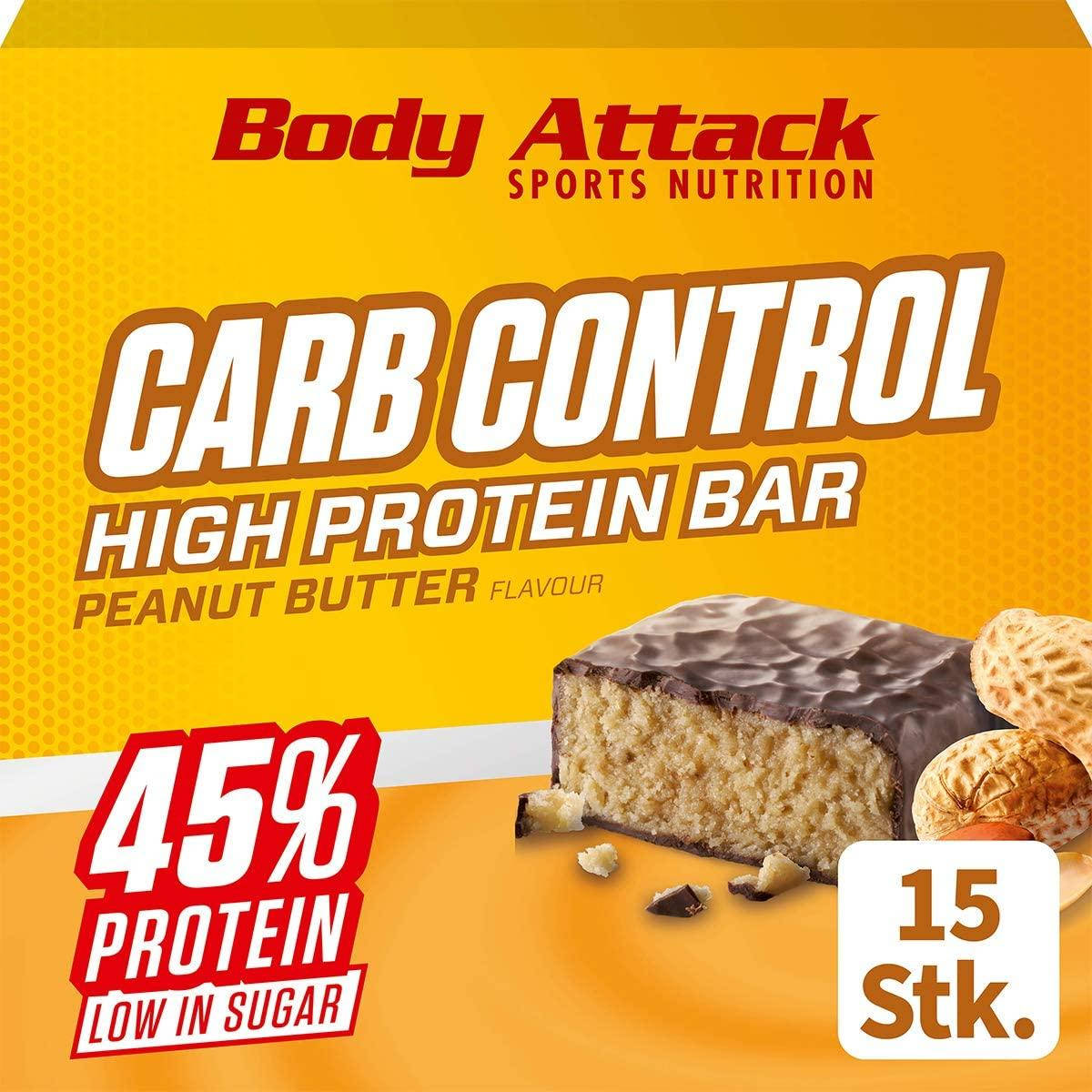 

Протеиновые батончики Body Attack Carb Control-Protein bar 15 шт (4384303613)