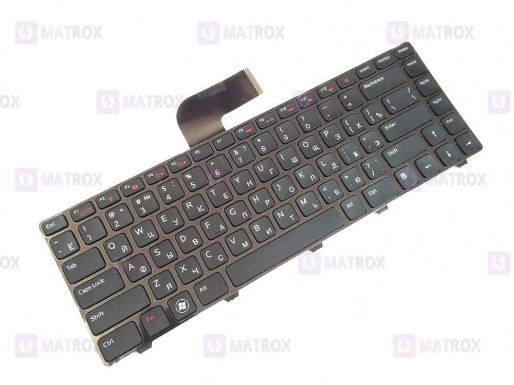 

Оригинальная клавиатура для ноутбука Dell Vostro 1440, 1450, 1540, 1550, 2420, 2421, 2520 series, rus, black, Черный