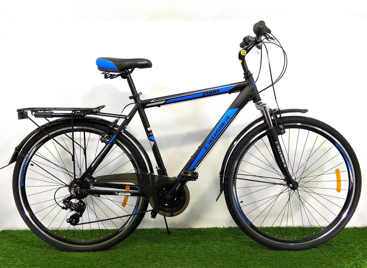 

Городской велосипед Crosser Gamma 28 рама 21, Черный