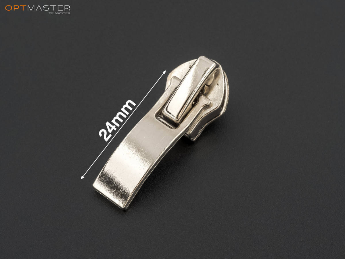 

Бегунок №7 на спиральную молнию, art.015, цв. матовый никель