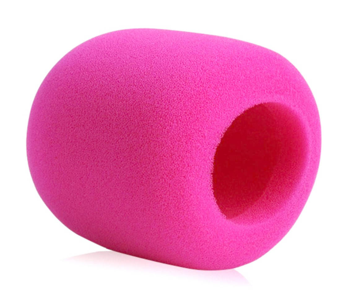 

Ветрозащита поролоновый чехол для студийного микрофона Shure Sennheiser Zoom H1n Цвет розовый Rose Red