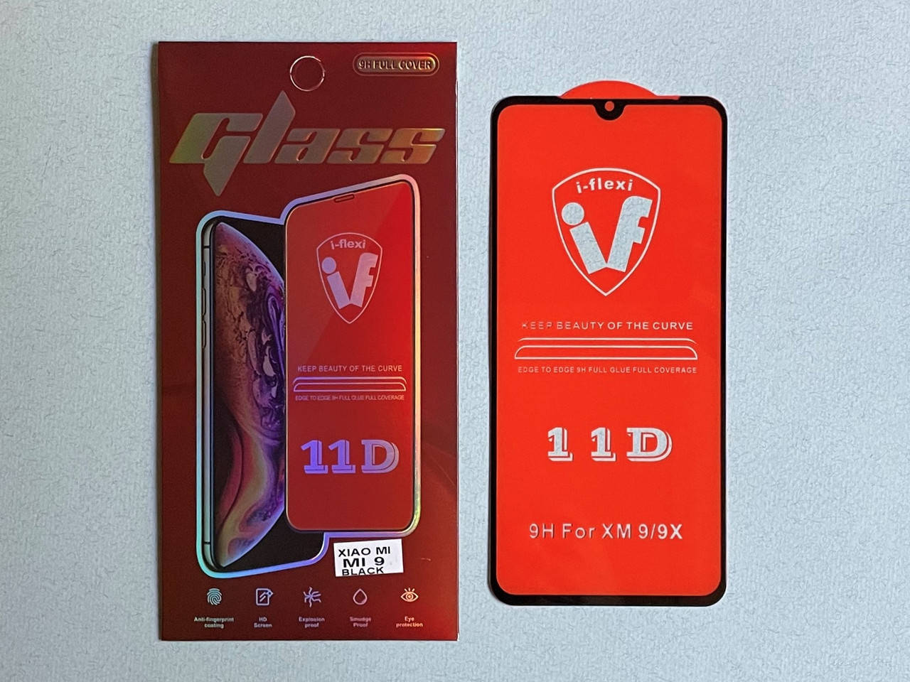 

Защитное 11D стекло для Xiaomi Mi 9 полная проклейка на весь экран, Черный
