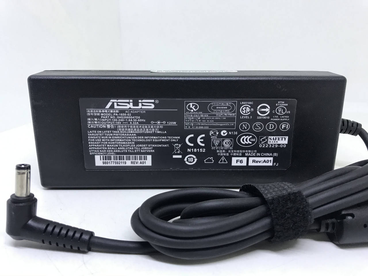 

Блок питания к ноутбуку ASUS 120W 19V 6.32A РАЗЪЕМ 5.5/2.5